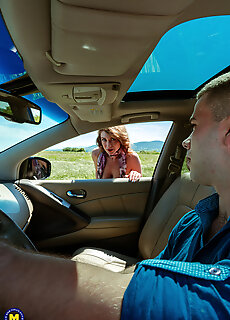 Mature.nl - Mature Hitchhicker Gets Fucked In The Ass