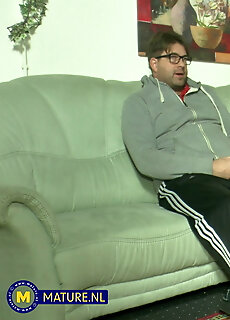 Mature.nl - German Big Natural Tits Cougar Abby Tits Fucks And Sucks In A Hardcore Amateur Sex Adventure