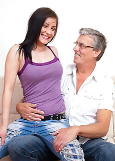 Hot Horny Teen Doing A Dirty Old Man