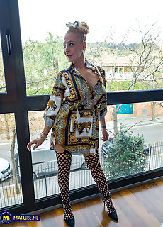 When 54 Year Old Gilf Yelena Vera Need Roomservice The Hotel Boy Will Attend All Her Naughty Needs