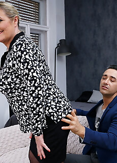 This Naughty Cougar Loves To Suck And Fuck A Hard Throbbing Cock