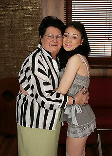 Horny Old And Young Lesbians Have A Party Of Their Own