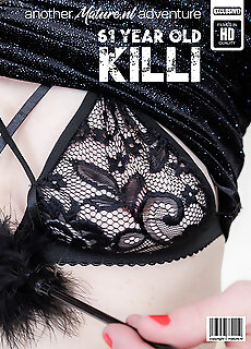 Killi Is A 61 Year Old Kinky Granny That Loves To Get Her Pussy Wet When Being Alone On The Sofa