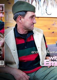 Mature.nl - Old Man Goran Gets To Fuck His Hot Teeny Neighbour Babe Emily F. Who Fucks Him Like A Maniac