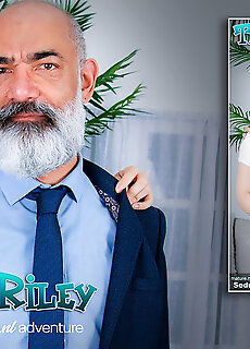 Mature.nl - Young And Horny Tamsin Riley Is Fucking And Sucking Her Way Older Dad's Accountant On The Couch